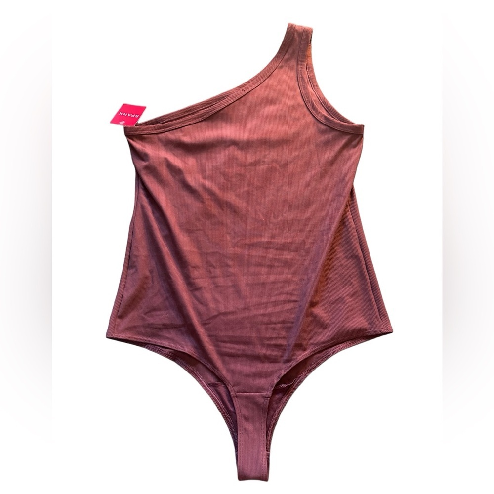 NWT Burgundy One Shoulder Body Suit​ - Picture 3 of 5